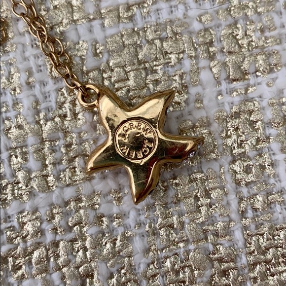 JCrew beautiful rhinestone starfish long necklace - Picture 2 of 3